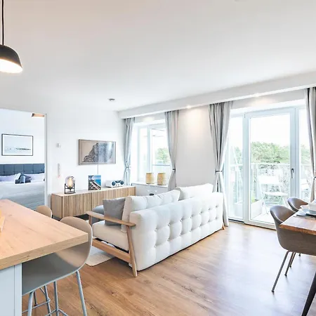 شقة Prora - Apartment Mit Sauna Und Strandkorb Am Strand - Deck54 Dachterrasse *
